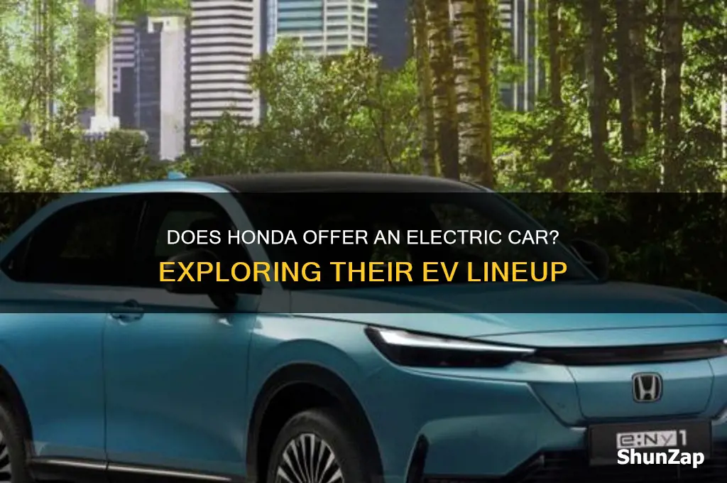 do honda do an electric car