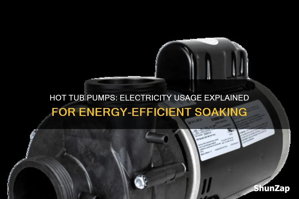 do hot tub pumps use a lot of electrity