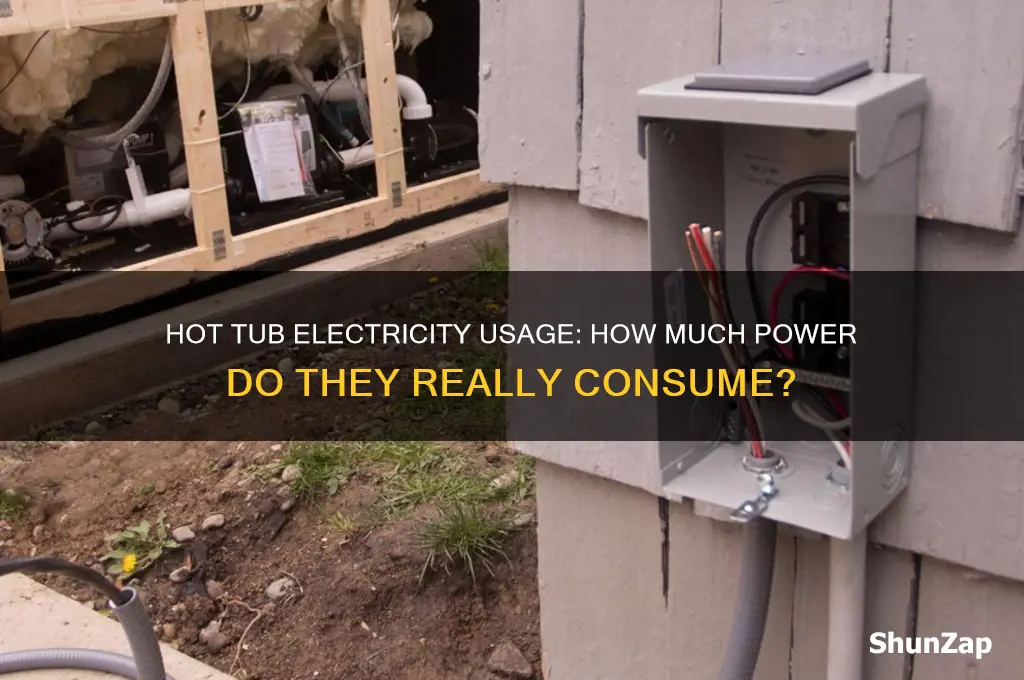 do hot tubs use alot of electric