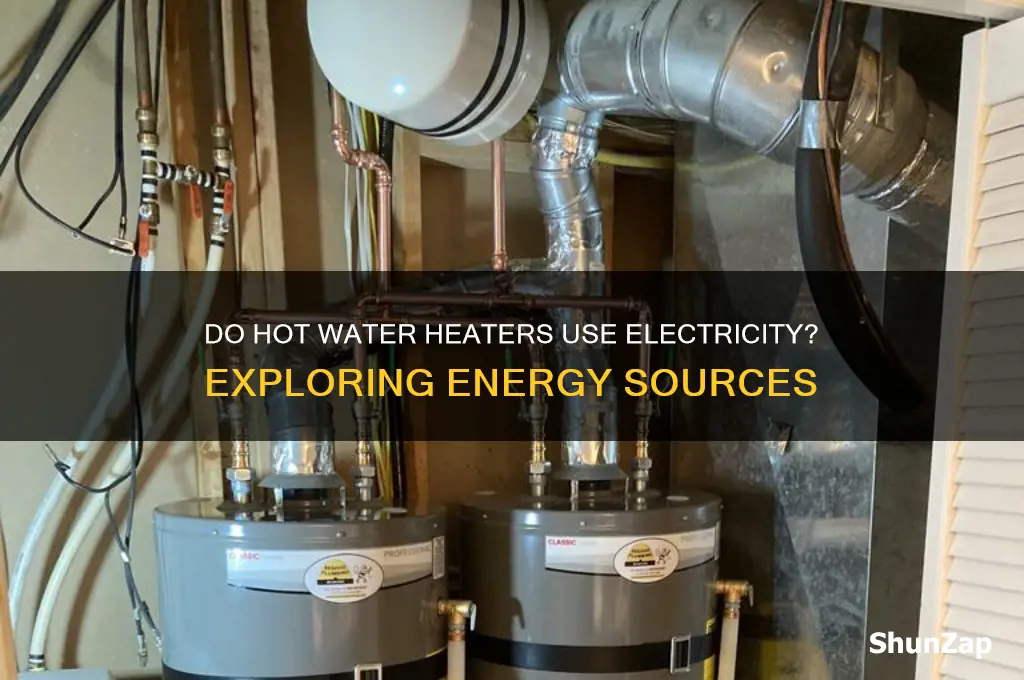 do hot water heaters use electricity