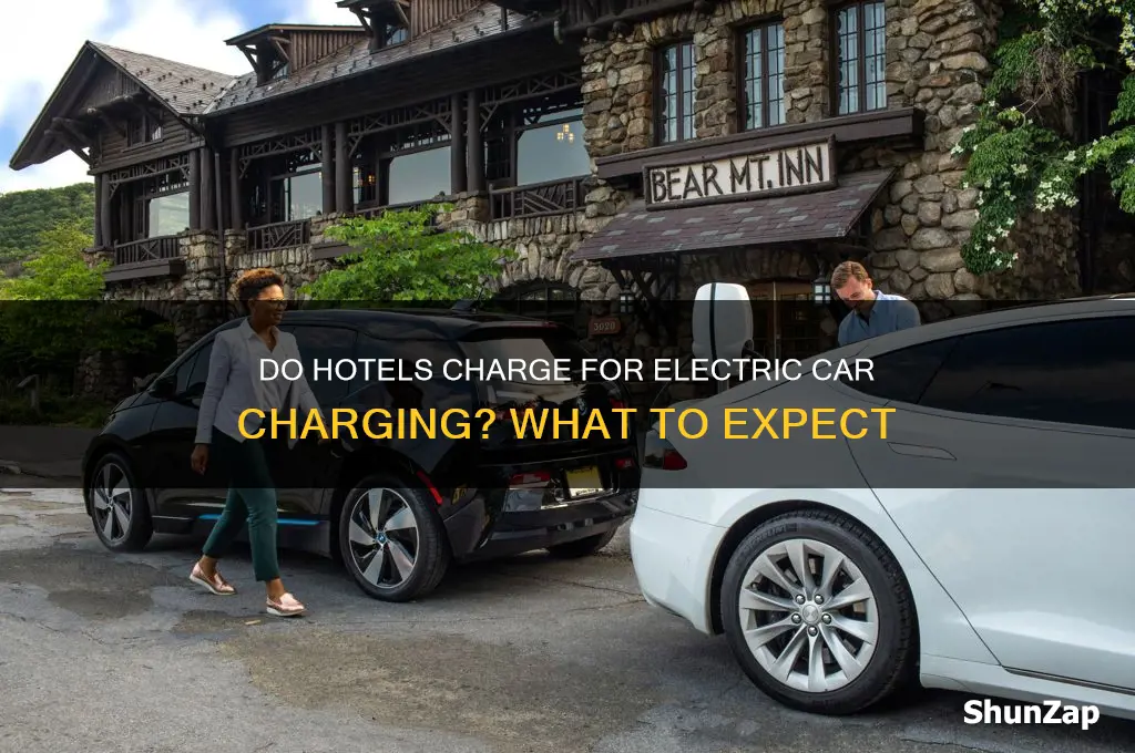 do hotels charge for electric car charging
