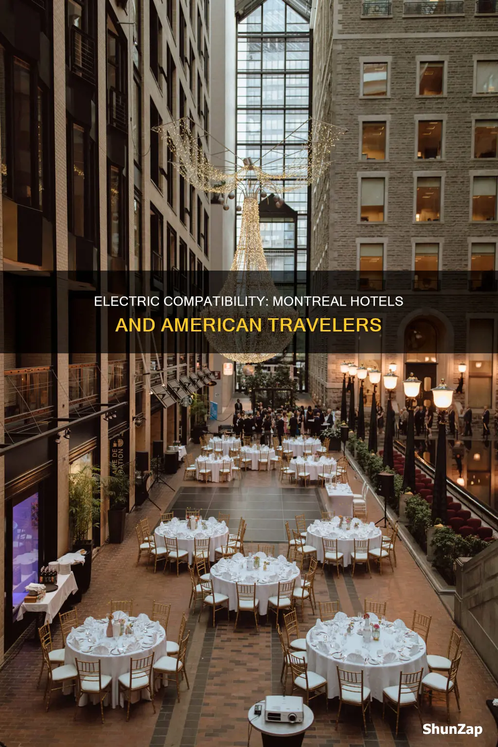 do hotels in montraol support american electric