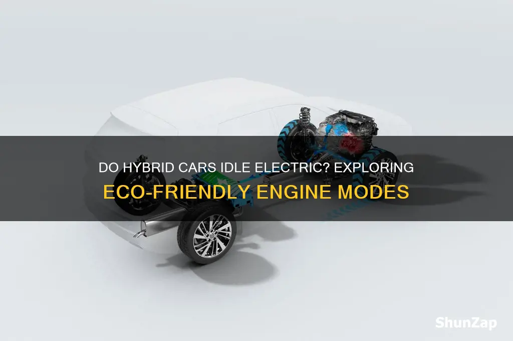 do hybrid cars idle electric
