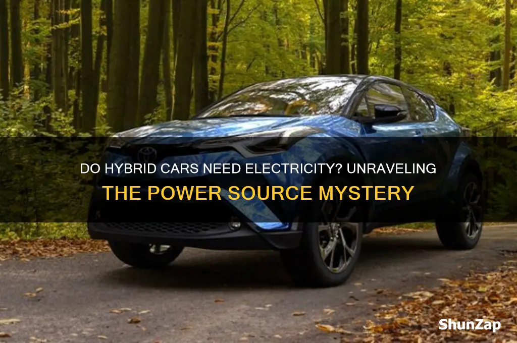 do hybrid cars need electricity