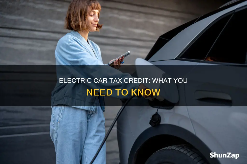 do i get tax credit for electric car