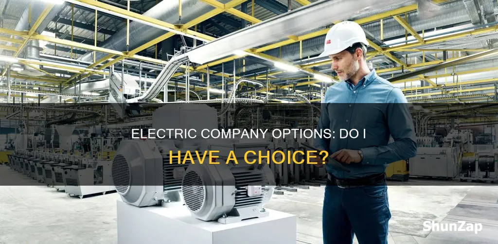 do i have a choice for my electric company