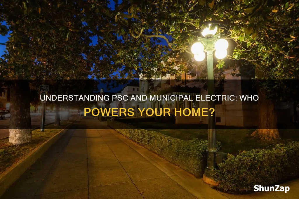 do i have psc or municipal electric