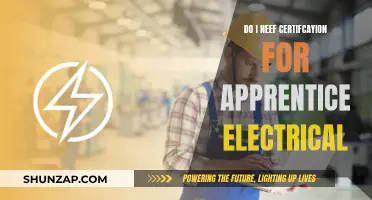 Electrical Apprentice: Certification Needed?