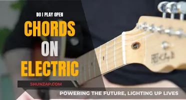 Playing Open Chords: Electric Guitar Techniques and Tips