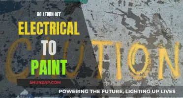Electrical Safety: Painting Preparation and Procedure