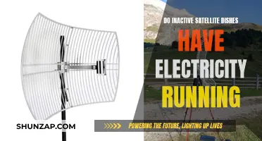 Are Inactive Satellite Dishes Electrically Charged?