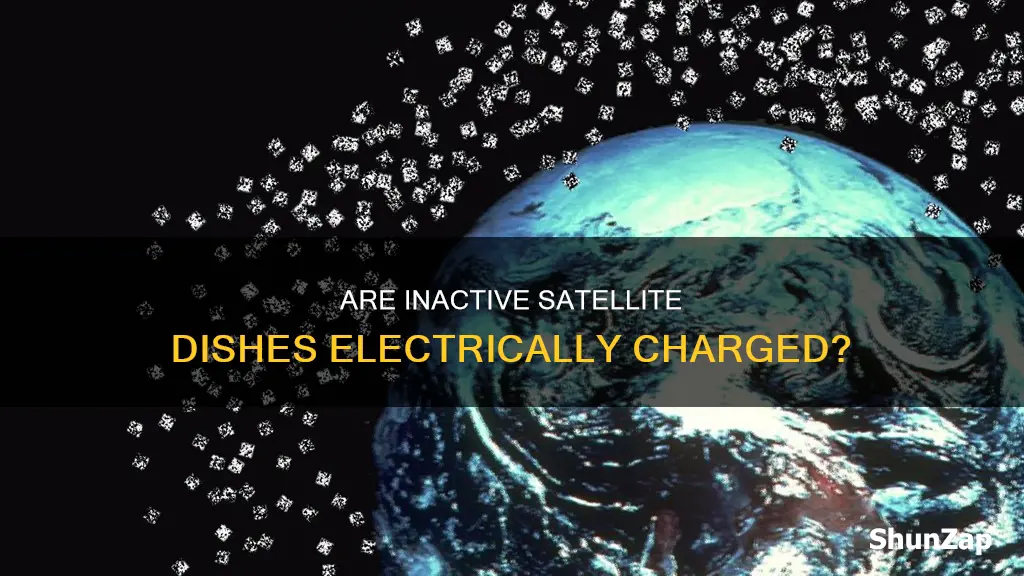 do inactive satellite dishes have electricity running