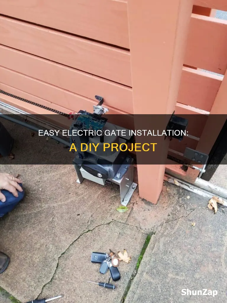 do it your self easy electric gate
