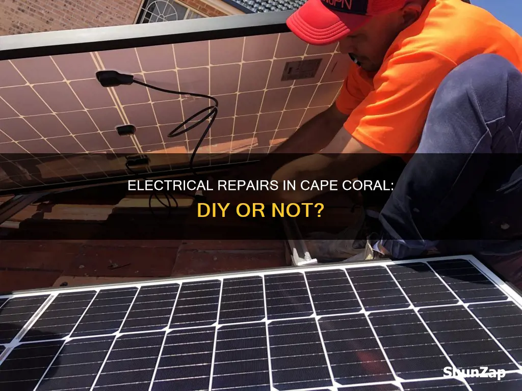 do-it-yourself electrical repairs cape coral