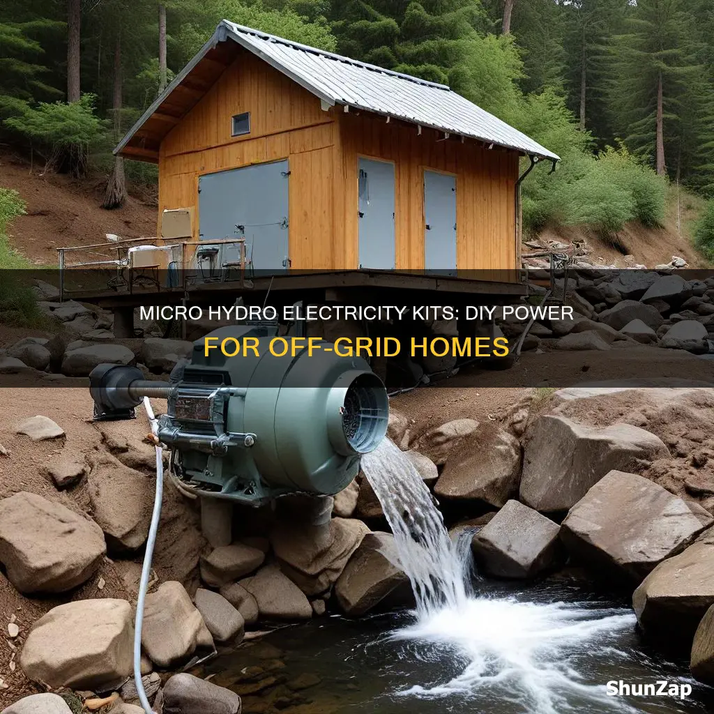 do it yourself micro hydro electricity kits