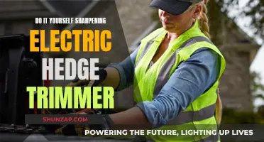 Sharpening Electric Hedge Trimmers: DIY Guide