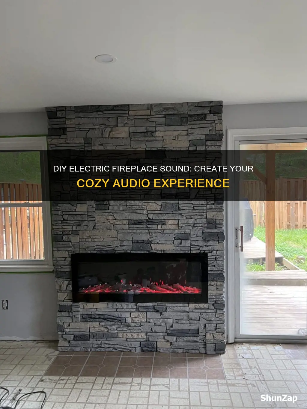 do it yourself sound for electric fireplace