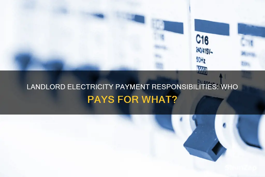 do landlords have to pay for electricity
