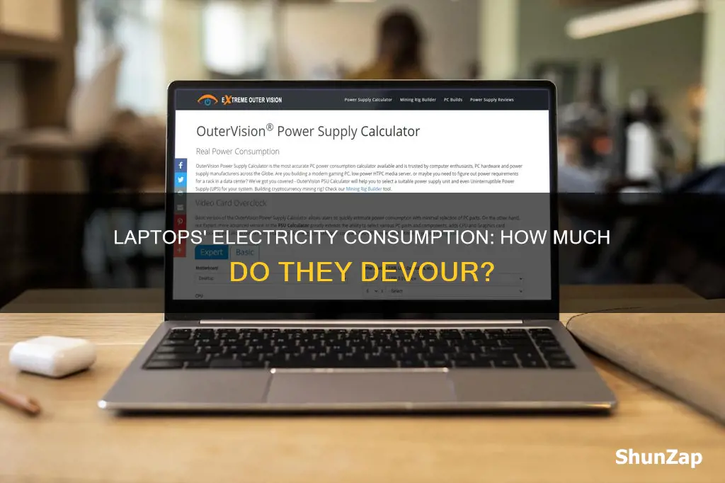 do laptops consume a lot of electricity