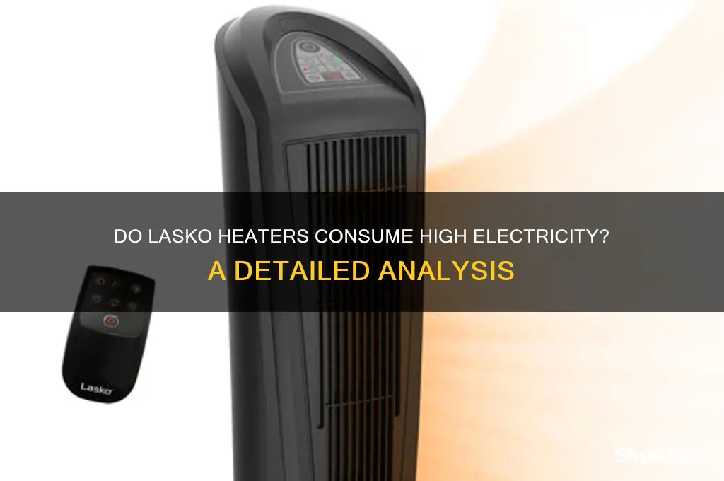 do lasko heaters use a lot of electricity