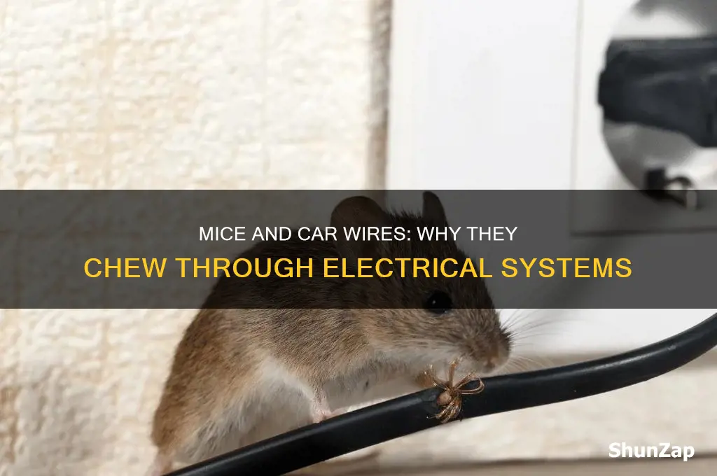 do mice chew through car electrical wires