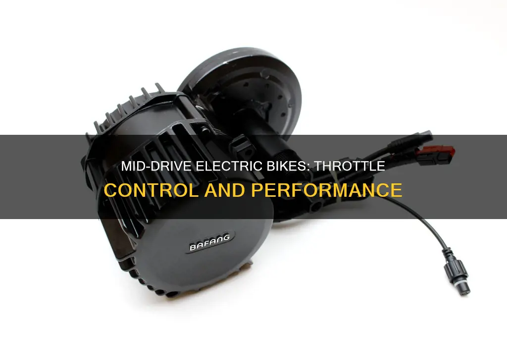 do mid drive electric bikes have a throttle