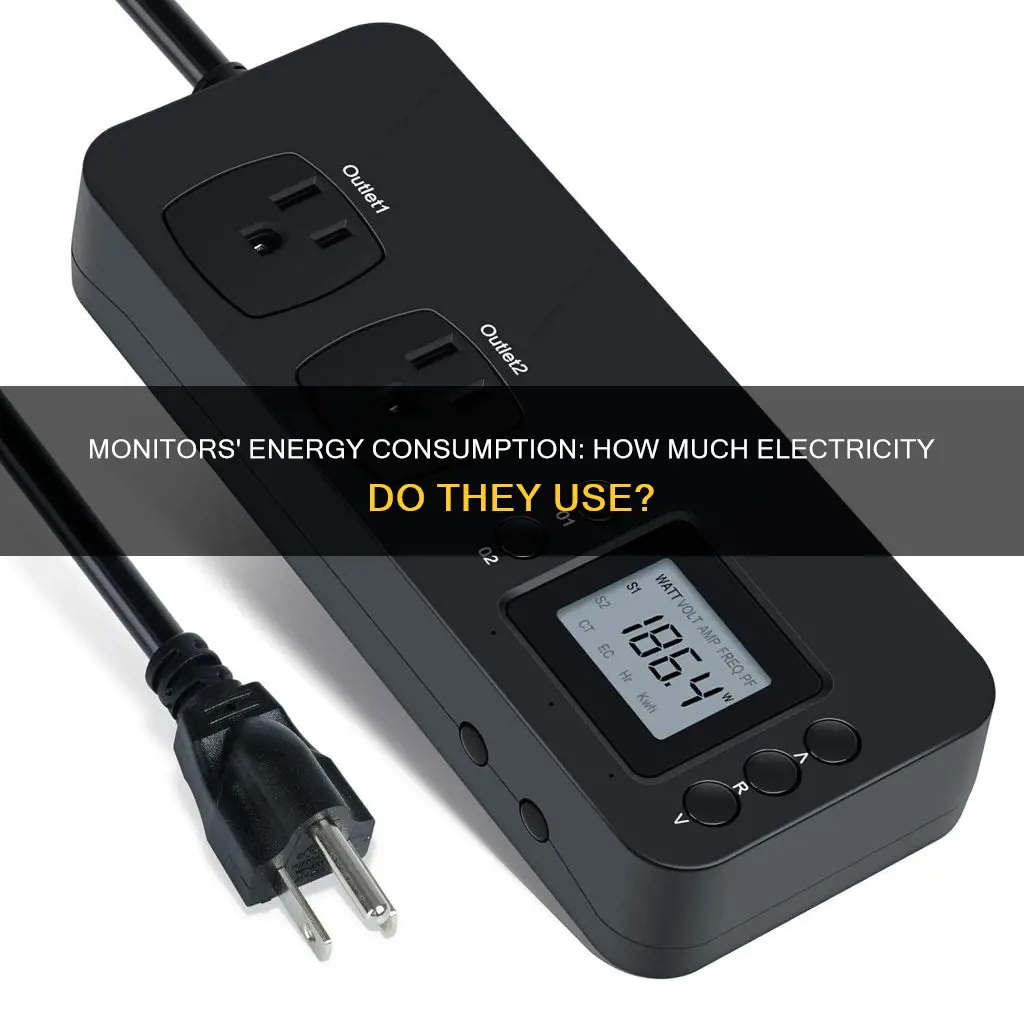 do monitors consume a lot of electricity