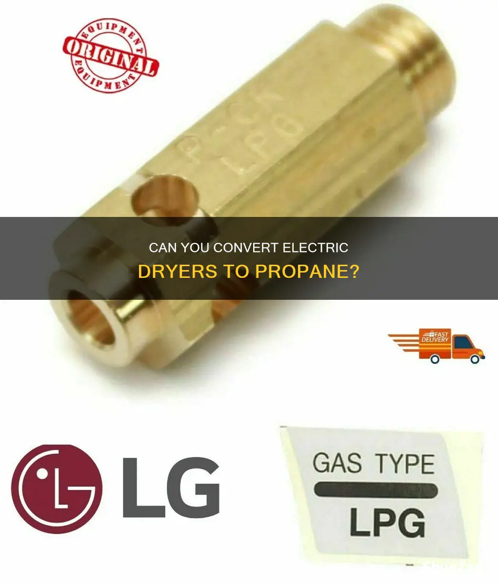 do most electric dryers convert to propane