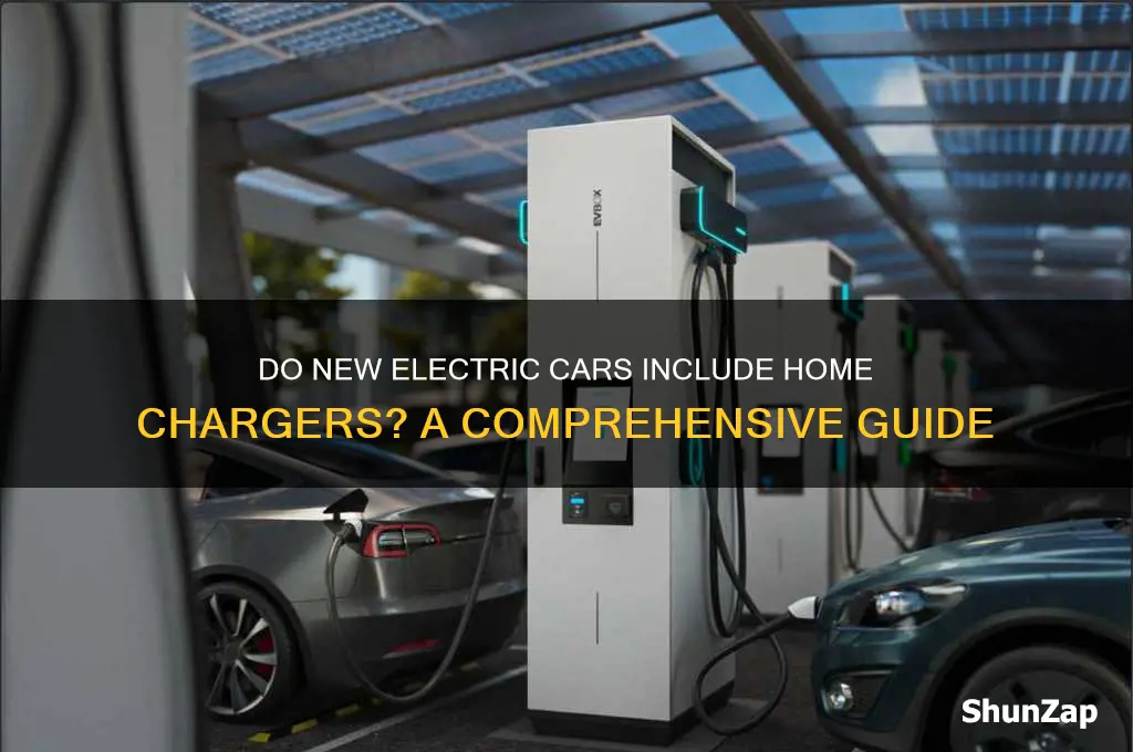 do new electric cars come with home chargers