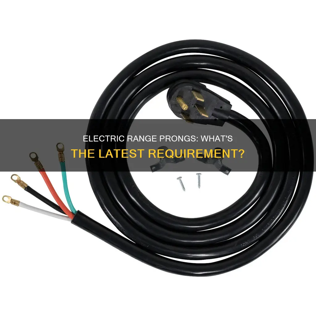 do new electric ranges require four prongs