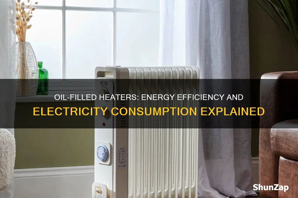do oil filled heaters use less electricity