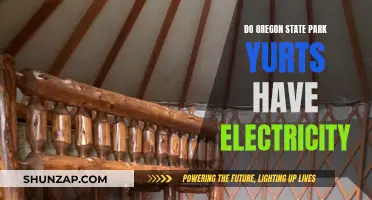 Oregon State Park Yurts: Electricity Availability and Amenities