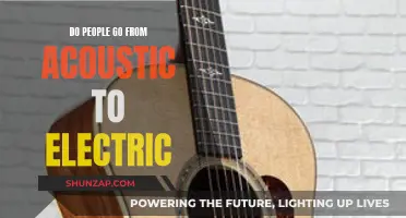 Exploring the Shift: Acoustic to Electric Guitar Transition