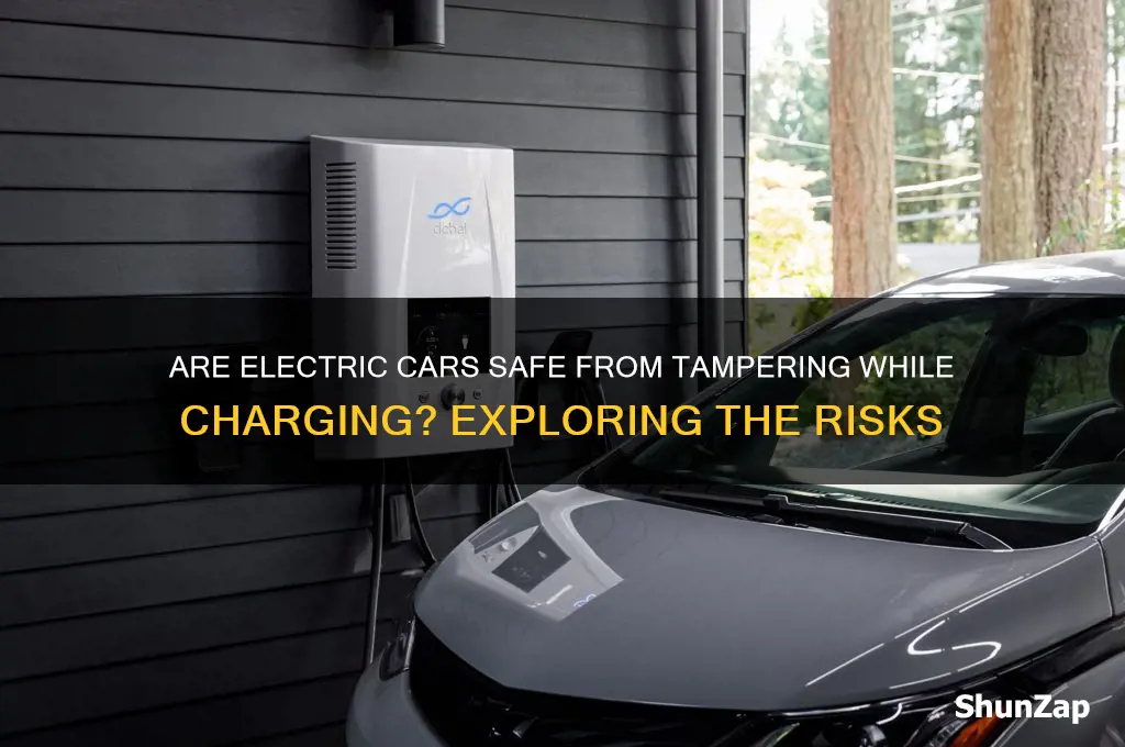 do people mess with electric cars while they are charging