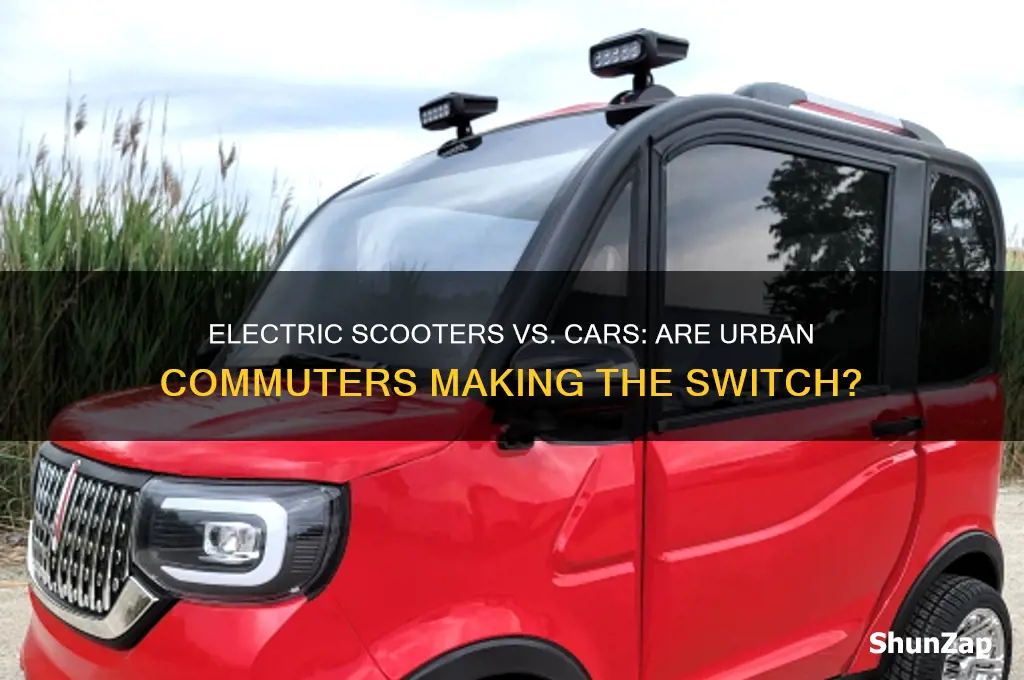 do people use electric scooters instead of cars