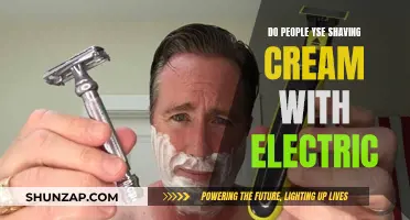 Electric Shavers and Shaving Cream: A Good Mix?