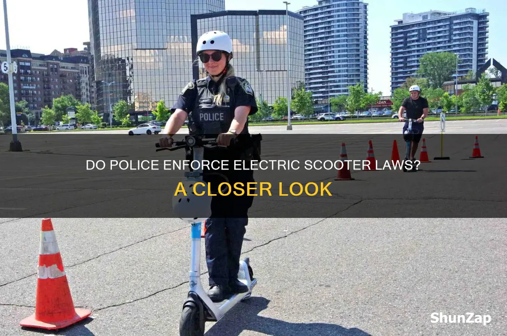 do police care about electric scooters