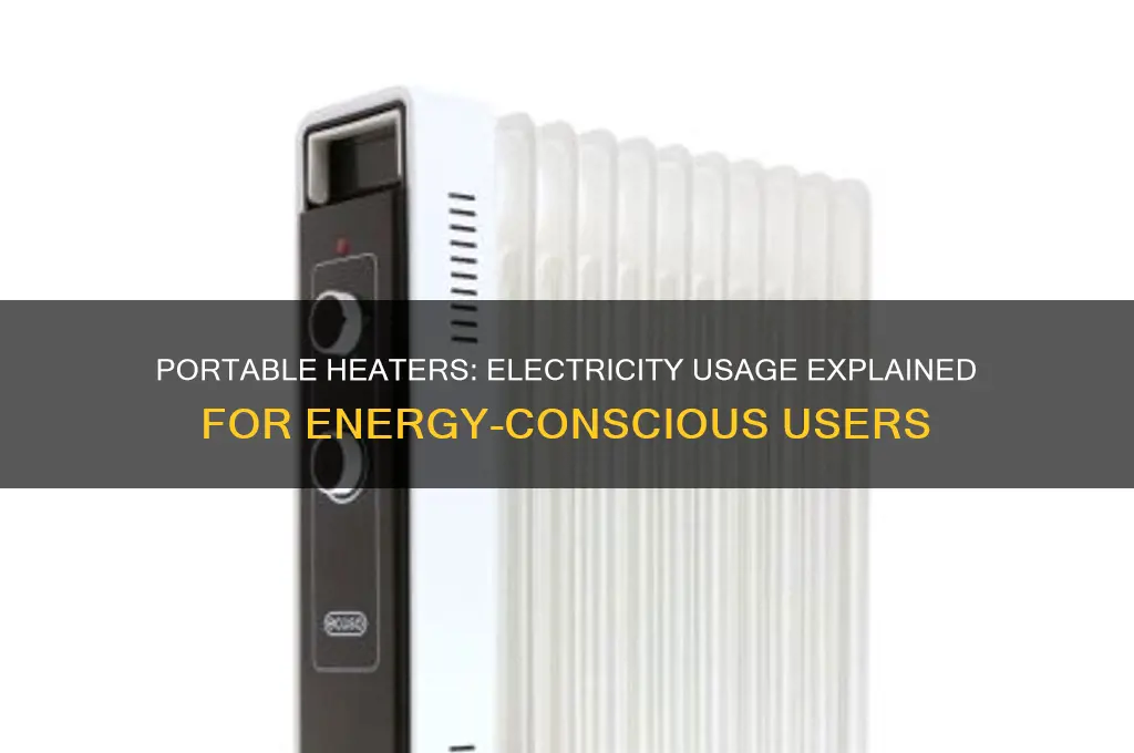 do portable heaters use a lot of electricity