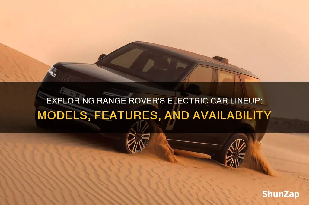 do range rover have an electric car