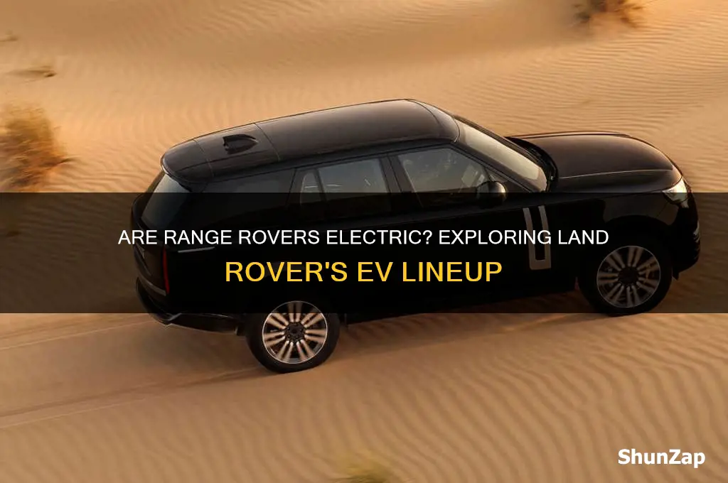 do range rover make electric cars