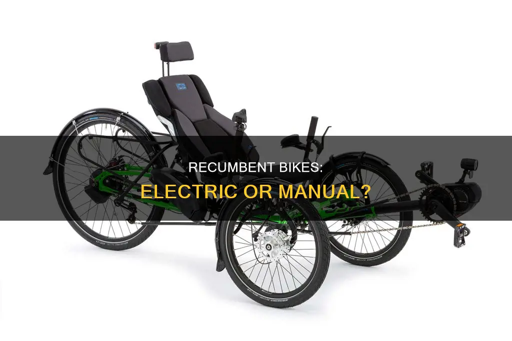 do recumbunt bikes have electricity