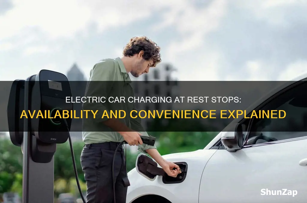 do rest stops have charging stations for electric cars