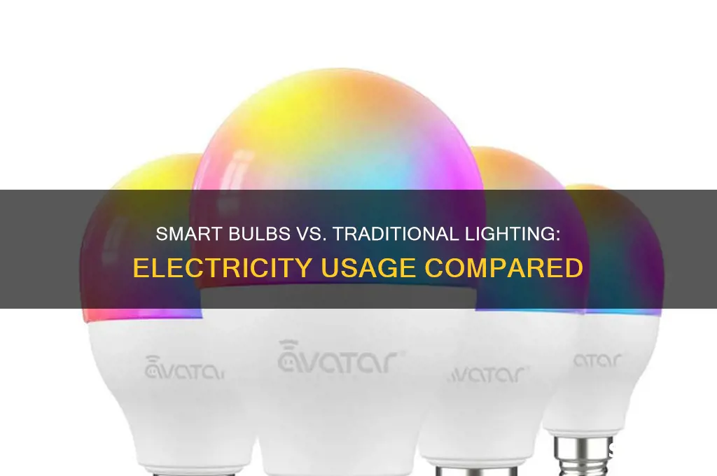 do smart bulbs use more electricity