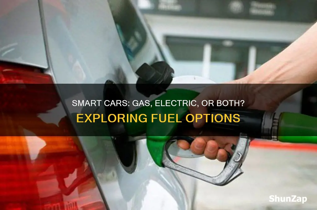 do smart cars run on gas and electric