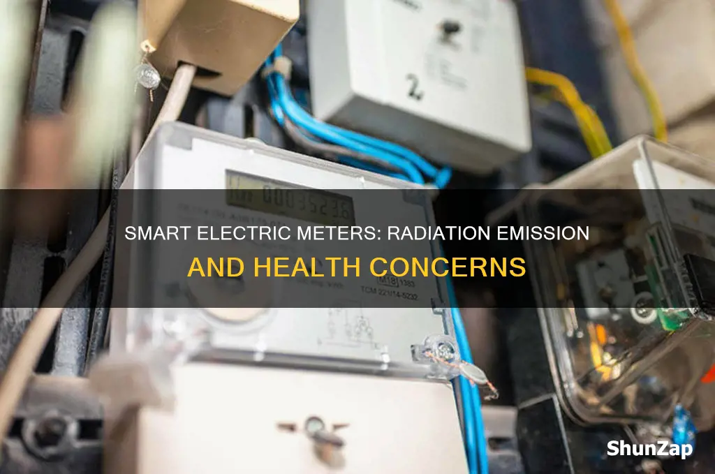 do smart electric meters give off radiation