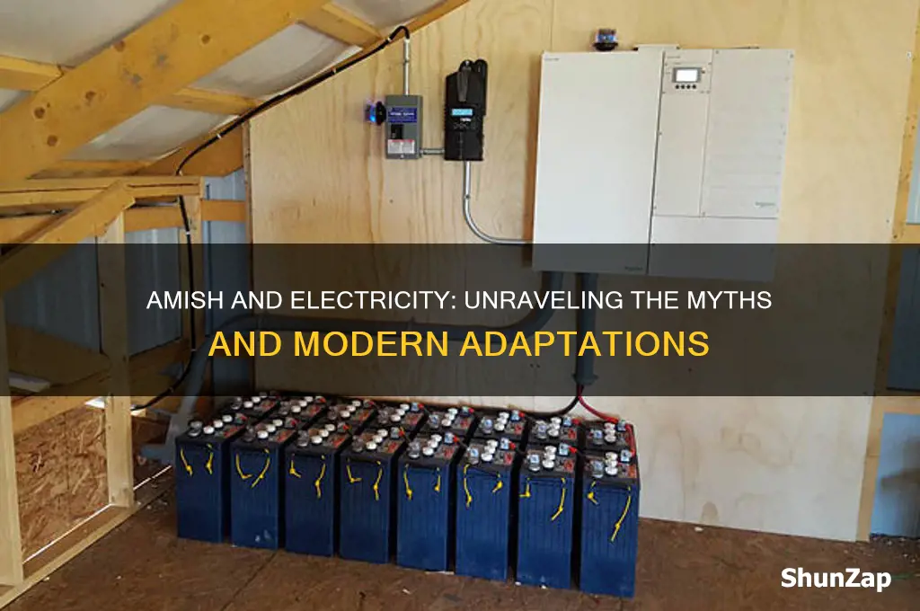 do some amish use electricity