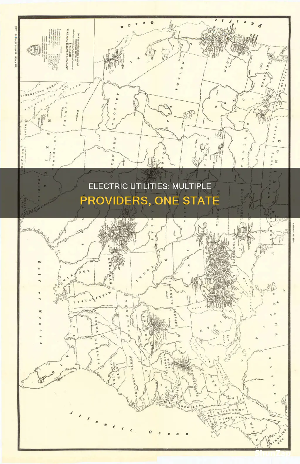 do some syates have multple electric utitlites