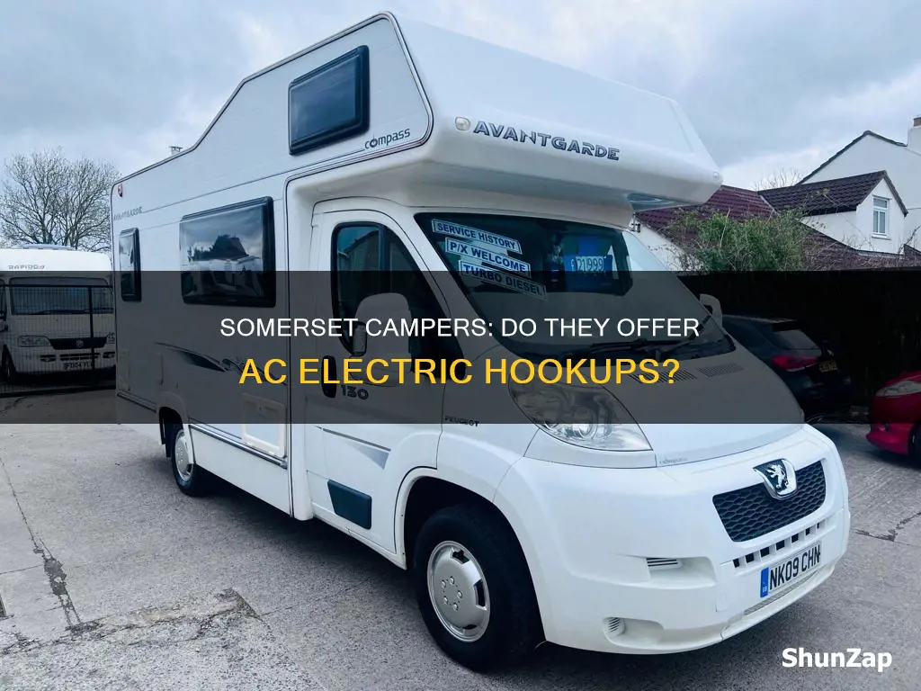 do somerset campers have ac electric hookups