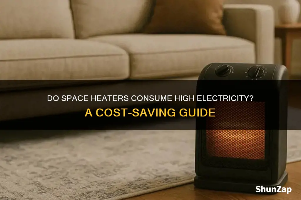 do space heaters use a lot of electricity