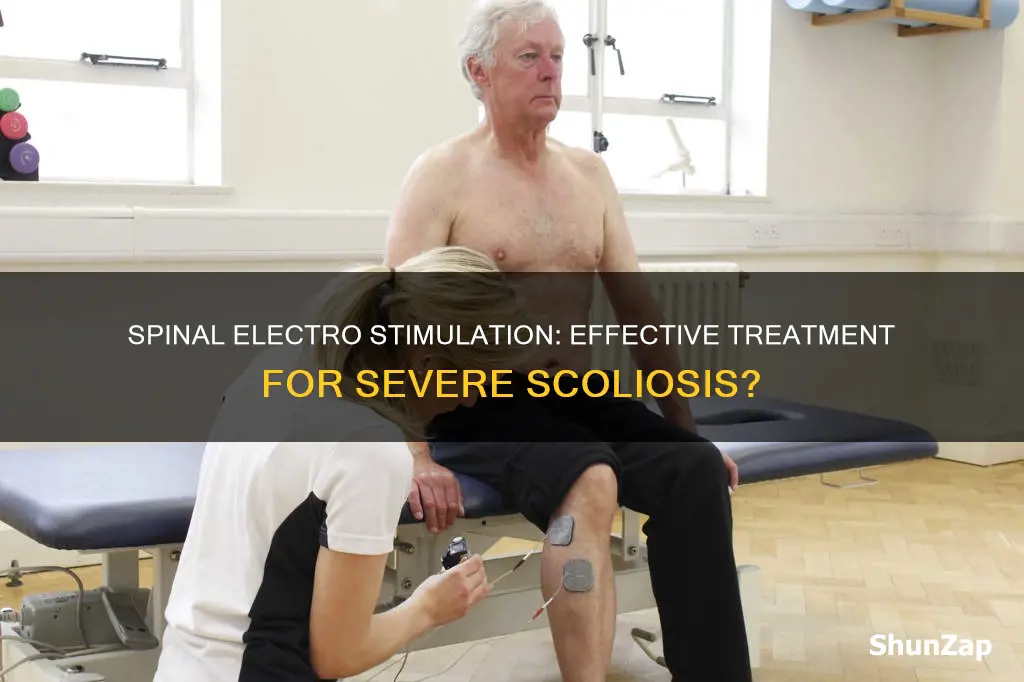 do spinal electro stimulaters help severe scoliosis